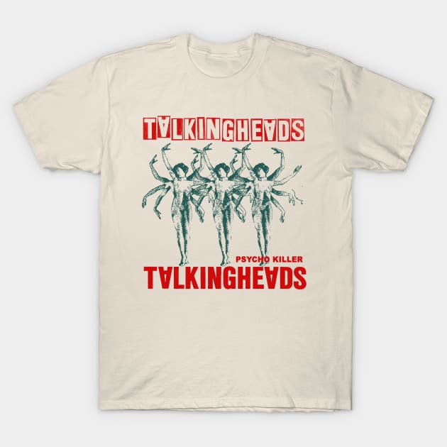 70s talking heads vintage art T-Shirt by psninetynine